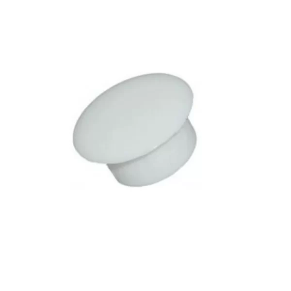 TAPA FURO PLASTICO BRANCO 10MM